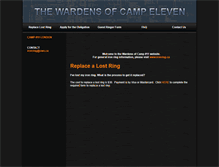 Tablet Screenshot of camp11ironring.com